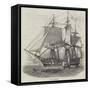 HMS Maeander-null-Framed Stretched Canvas