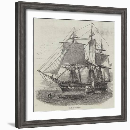 HMS Maeander-null-Framed Giclee Print