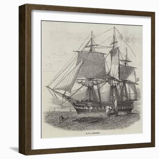 HMS Maeander-null-Framed Giclee Print