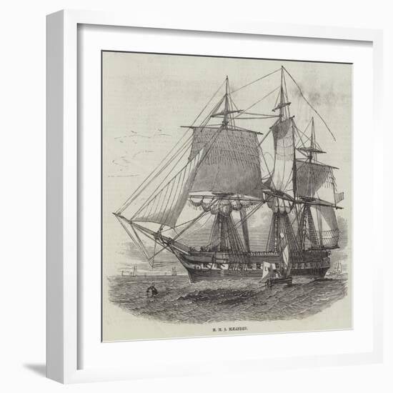 HMS Maeander-null-Framed Giclee Print