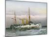 HMS Magicienne, Royal Navy 2nd Class Cruiser, C1890-C1893-null-Mounted Giclee Print