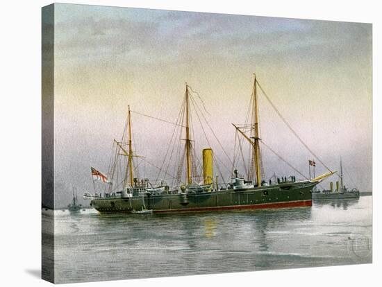 HMS Mohawk, Royal Navy 3rd Class Cruiser, C1890-C1893-null-Stretched Canvas