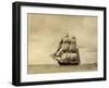 HMS Nautilus at Sea-null-Framed Giclee Print