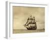 HMS Nautilus at Sea-null-Framed Giclee Print