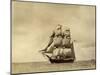 HMS Nautilus at Sea-null-Mounted Giclee Print