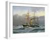 HMS Nymphe, Royal Navy Sloop, C1890-C1893-null-Framed Giclee Print