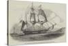 HMS Plover, Sent in Search of Sir John Franklin's Arctic Expedition-null-Stretched Canvas