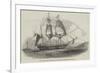 HMS Plover, Sent in Search of Sir John Franklin's Arctic Expedition-null-Framed Giclee Print