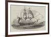 HMS Plover, Sent in Search of Sir John Franklin's Arctic Expedition-null-Framed Giclee Print