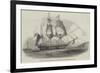 HMS Plover, Sent in Search of Sir John Franklin's Arctic Expedition-null-Framed Giclee Print