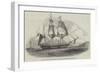 HMS Plover, Sent in Search of Sir John Franklin's Arctic Expedition-null-Framed Giclee Print