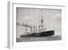 Hms Powerful, from 'South Africa and the Transvaal War'-Louis Creswicke-Framed Giclee Print