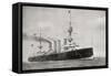 Hms Powerful, from 'South Africa and the Transvaal War'-Louis Creswicke-Framed Stretched Canvas