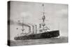 Hms Powerful, from 'South Africa and the Transvaal War'-Louis Creswicke-Stretched Canvas