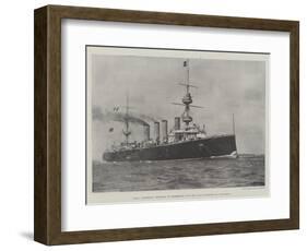 HMS Powerful Returned to Portsmouth with the Naval Defenders of Ladysmith-null-Framed Giclee Print