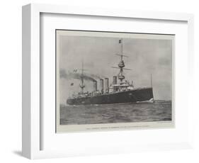 HMS Powerful Returned to Portsmouth with the Naval Defenders of Ladysmith-null-Framed Giclee Print