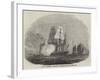 HMS Reynard Capturing Two Piratical Junks Off Hong Kong-null-Framed Giclee Print