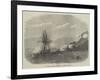 HMS Rinaldo Bombarding Salangore, in the Strait of Malacca-null-Framed Giclee Print