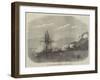 HMS Rinaldo Bombarding Salangore, in the Strait of Malacca-null-Framed Giclee Print