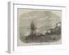 HMS Rinaldo Bombarding Salangore, in the Strait of Malacca-null-Framed Giclee Print