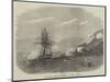 HMS Rinaldo Bombarding Salangore, in the Strait of Malacca-null-Mounted Giclee Print