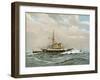 HMS Rodney, Royal Navy 1st Class Battleship, C1890-C1893-William Frederick Mitchell-Framed Giclee Print