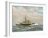 HMS Rodney, Royal Navy 1st Class Battleship, C1890-C1893-William Frederick Mitchell-Framed Giclee Print