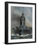 HMS 'Rodney'-null-Framed Art Print