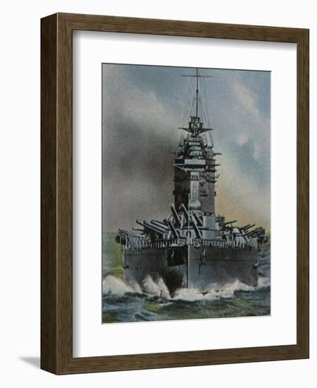 HMS 'Rodney'-null-Framed Art Print