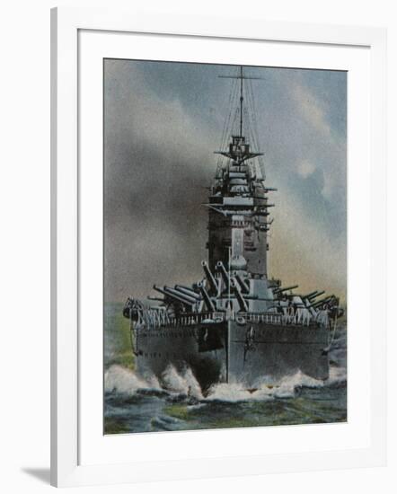 HMS 'Rodney'-null-Framed Art Print