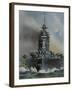 HMS 'Rodney'-null-Framed Art Print