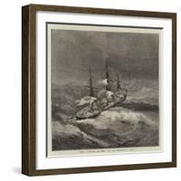 HMS Royal Alfred in an Atlantic Gale-Walter William May-Framed Giclee Print