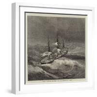 HMS Royal Alfred in an Atlantic Gale-Walter William May-Framed Giclee Print