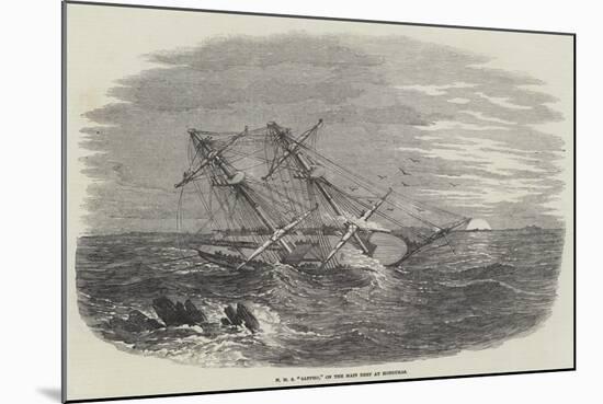 HMS Sappho, on the Main Reef at Honduras-null-Mounted Giclee Print