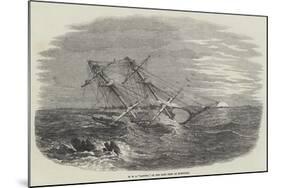 HMS Sappho, on the Main Reef at Honduras-null-Mounted Giclee Print