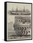 HMS Serapis-null-Framed Stretched Canvas