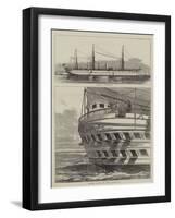 HMS Serapis-null-Framed Giclee Print