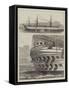 HMS Serapis-null-Framed Stretched Canvas