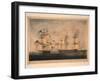 HMS Shannon Captures USS Chesapeake, 1 June 1813, 1813-Robert Dodd-Framed Giclee Print