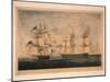 HMS Shannon Captures USS Chesapeake, 1 June 1813, 1813-Robert Dodd-Mounted Giclee Print