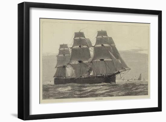 HMS Shannon-null-Framed Giclee Print