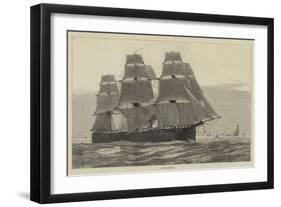 HMS Shannon-null-Framed Giclee Print