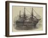 HMS St George Refitting at Spithead-null-Framed Giclee Print