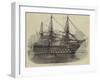 HMS St George Refitting at Spithead-null-Framed Giclee Print