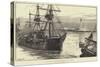 HMS Sultan Off Ras-El-Tin, or Lighthouse Fort, Alexandria-William Heysham Overend-Stretched Canvas