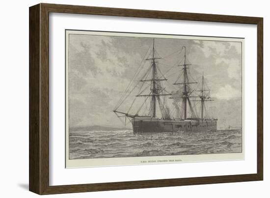 HMS Sultan, Stranded Near Malta-null-Framed Giclee Print