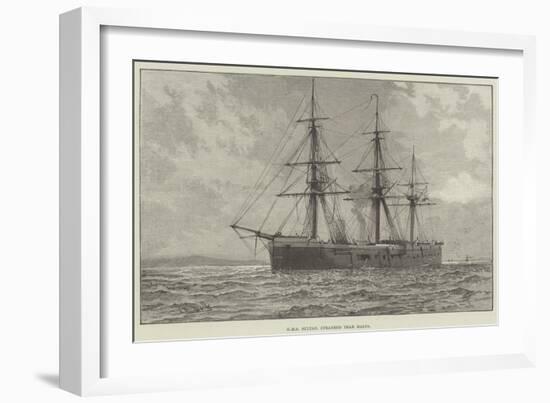 HMS Sultan, Stranded Near Malta-null-Framed Giclee Print