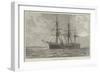 HMS Sultan, Stranded Near Malta-null-Framed Giclee Print