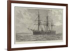 HMS Sultan, Stranded Near Malta-null-Framed Giclee Print