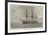 HMS Sultan, Stranded Near Malta-null-Framed Giclee Print